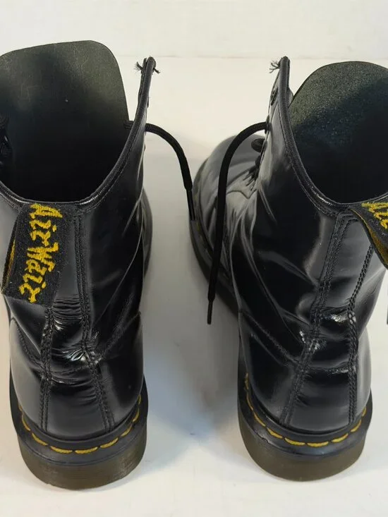 DR MARTENS Black leather military type boots M-8 /L -9 - Picture 5 of 11